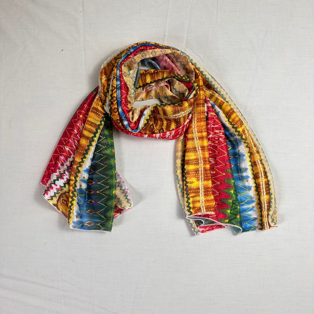 Colorful Patterned Scarf